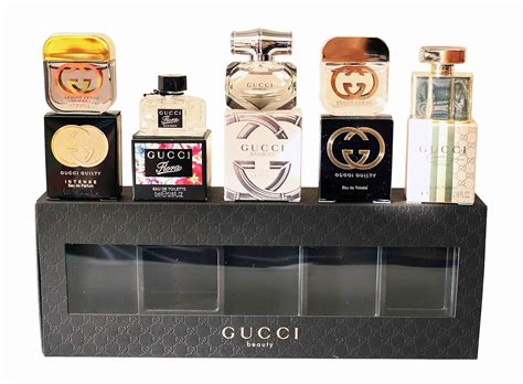 gucci miniatures gift set|Gucci gift sets for women.